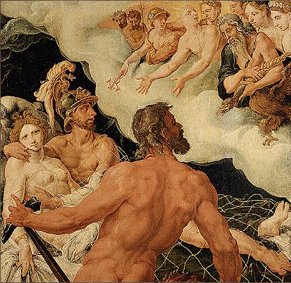 Venus et Mars pris dans le filet